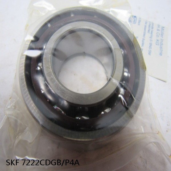 7222CDGB/P4A SKF Super Precision,Super Precision Bearings,Super Precision Angular Contact,7200 Series,15 Degree Contact Angle